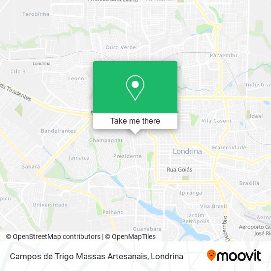 Campos de Trigo Massas Artesanais map