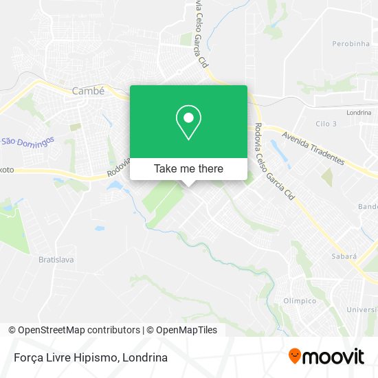 Força Livre Hipismo map