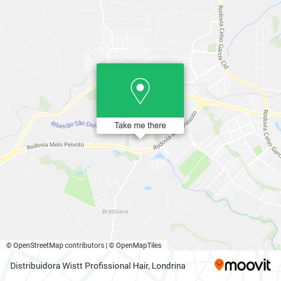 Distribuidora Wistt Profissional Hair map