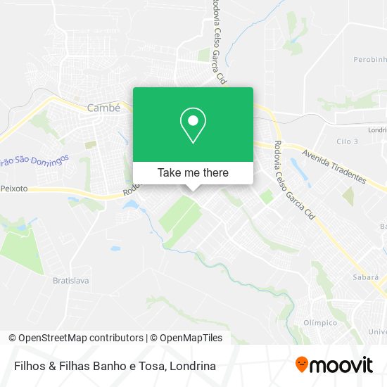 Filhos & Filhas Banho e Tosa map