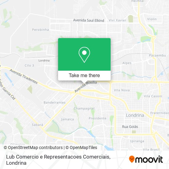 Lub Comercio e Representacoes Comerciais map