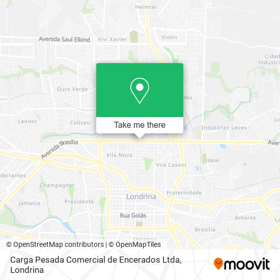 Carga Pesada Comercial de Encerados Ltda map
