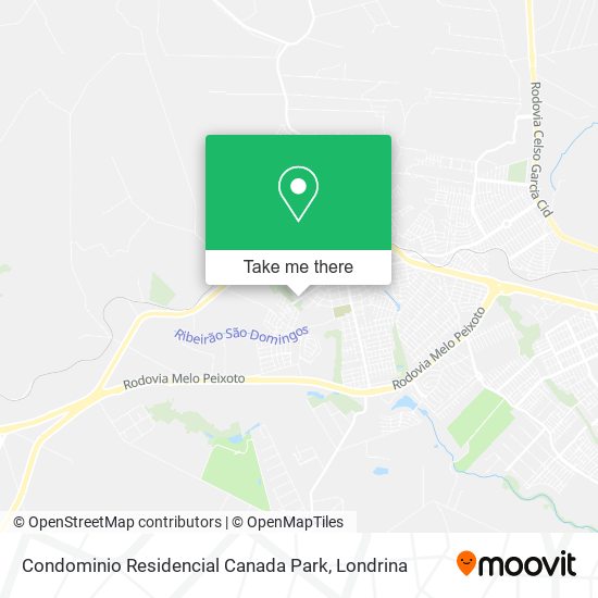 Condominio Residencial Canada Park map