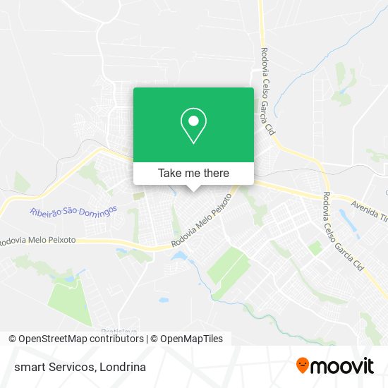 smart Servicos map