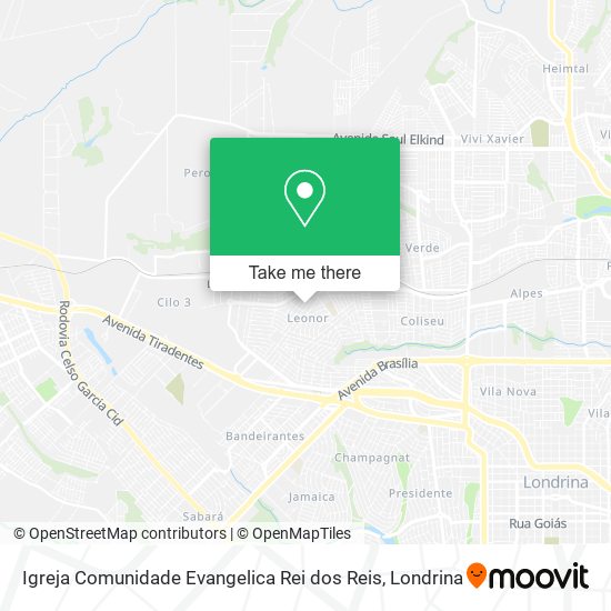 Igreja Comunidade Evangelica Rei dos Reis map