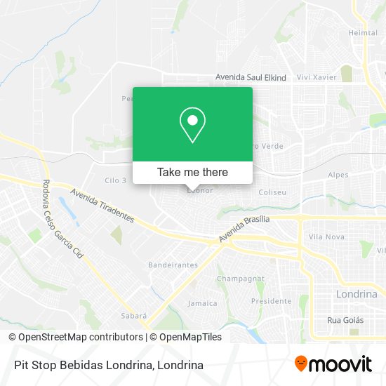 Pit Stop Bebidas Londrina map