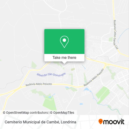 Cemiterio Municipal de Cambé map