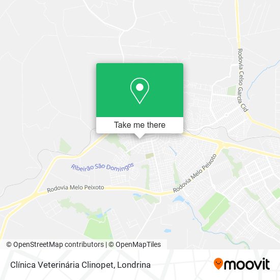 Clínica Veterinária Clinopet map