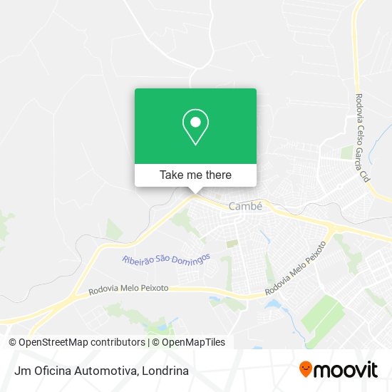 Jm Oficina Automotiva map