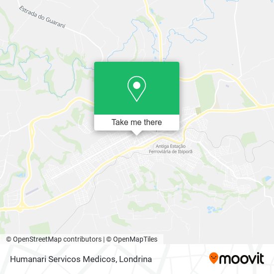 Humanari Servicos Medicos map