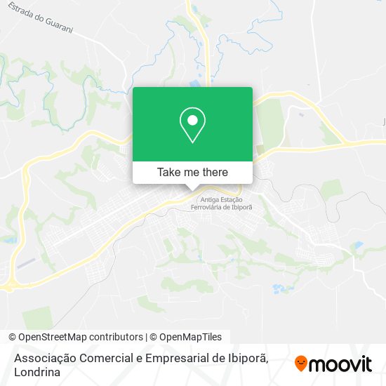 Associação Comercial e Empresarial de Ibiporã map