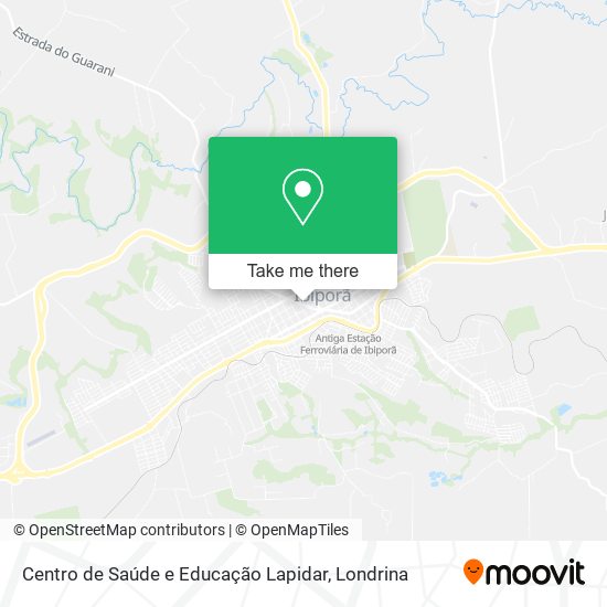 Centro de Saúde e Educação Lapidar map