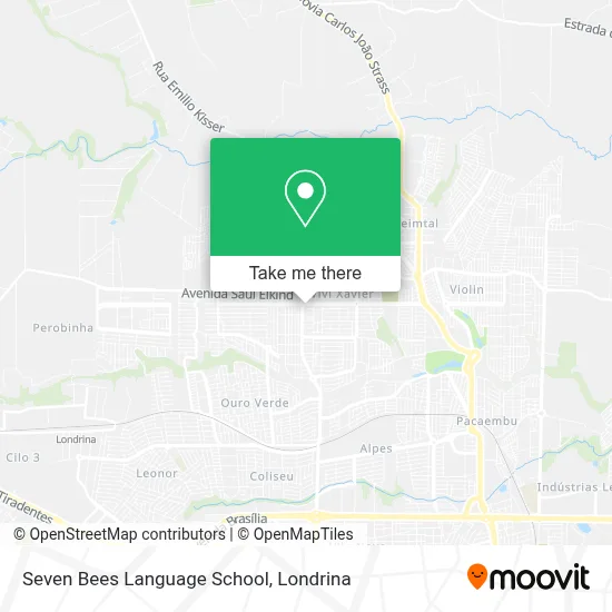 Seven Bees Language School map