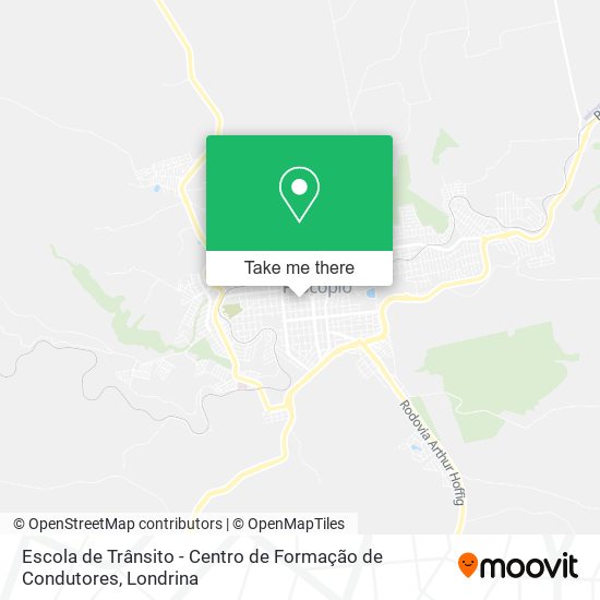 Escola de Trânsito - Centro de Formação de Condutores map