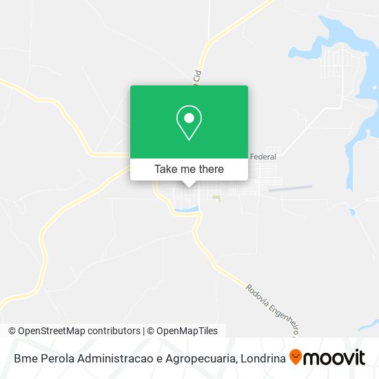Bme Perola Administracao e Agropecuaria map