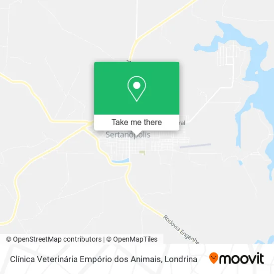 Clínica Veterinária Empório dos Animais map