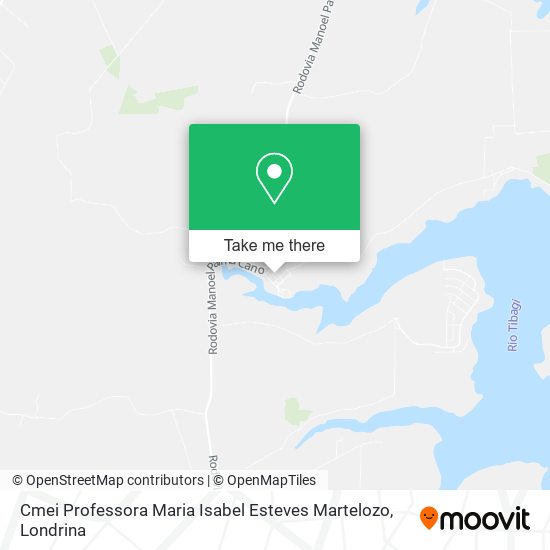 Cmei Professora Maria Isabel Esteves Martelozo map