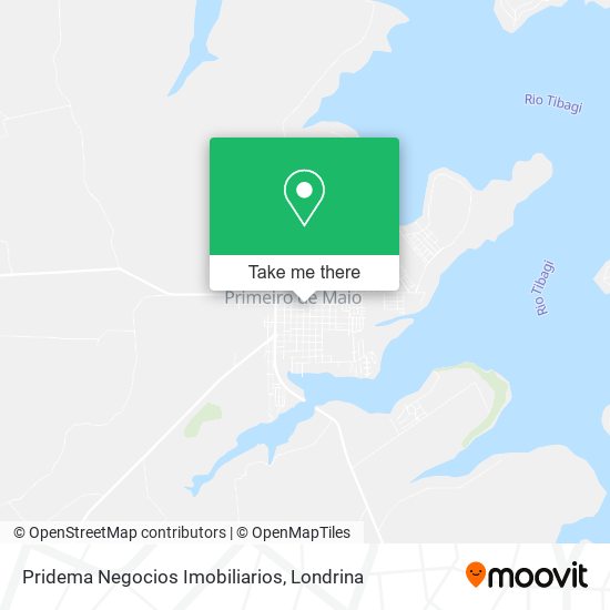 Pridema Negocios Imobiliarios map