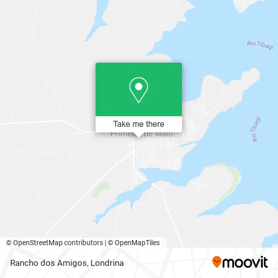 Rancho dos Amigos map