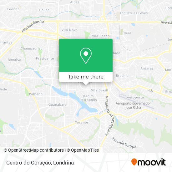 Centro do Coração map