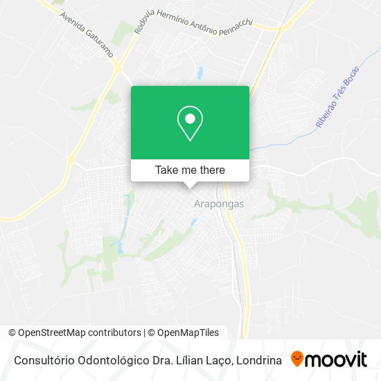 Consultório Odontológico Dra. Lílian Laço map