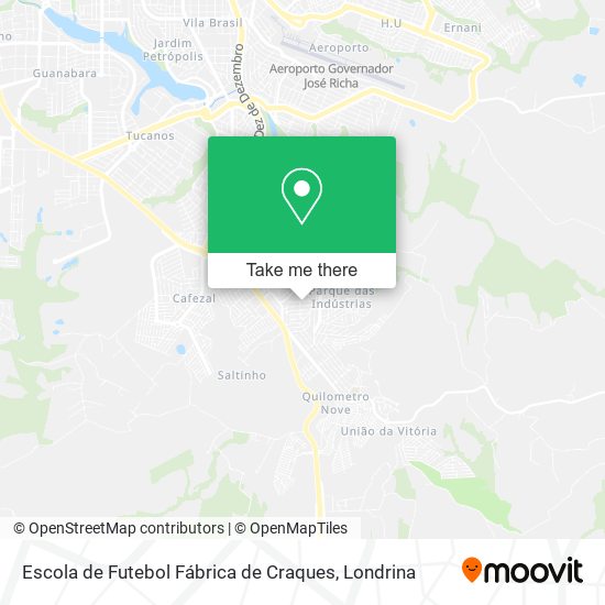 Escola de Futebol Fábrica de Craques map