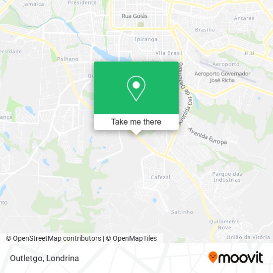 Outletgo map