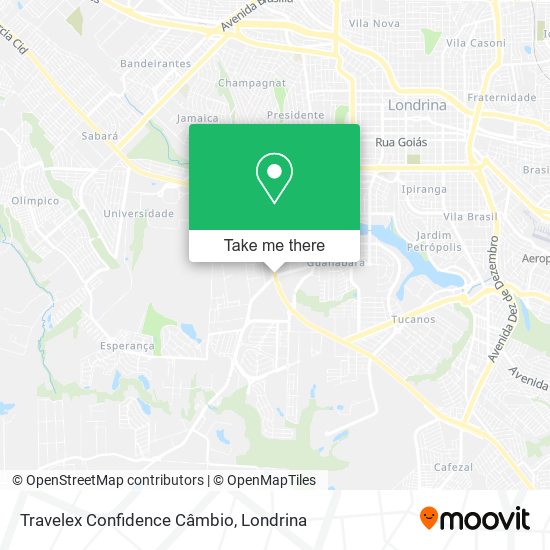 Travelex Confidence Câmbio map