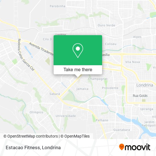 Estacao Fitness map