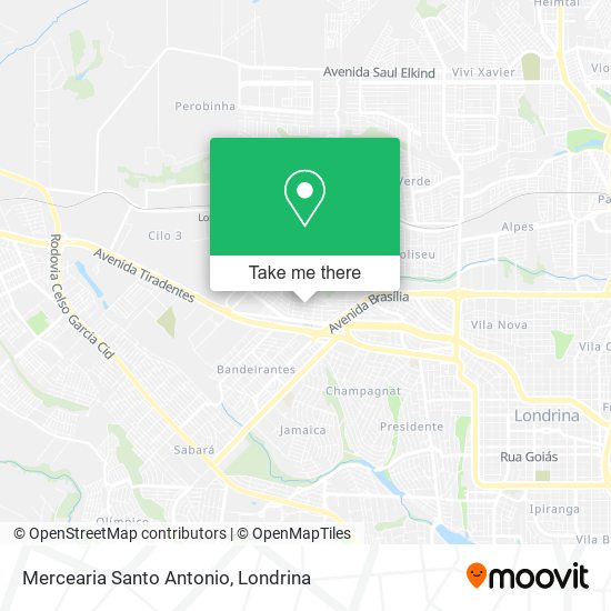 Mercearia Santo Antonio map