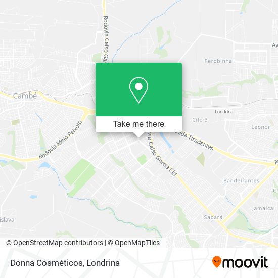Donna Cosméticos map