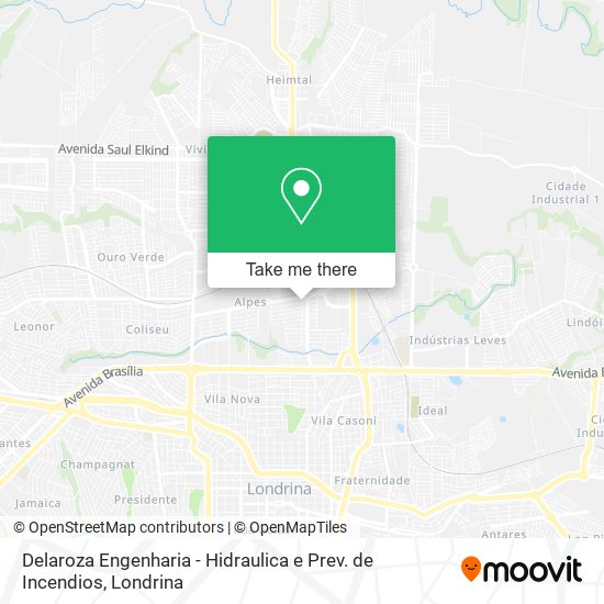 Delaroza Engenharia - Hidraulica e Prev. de Incendios map