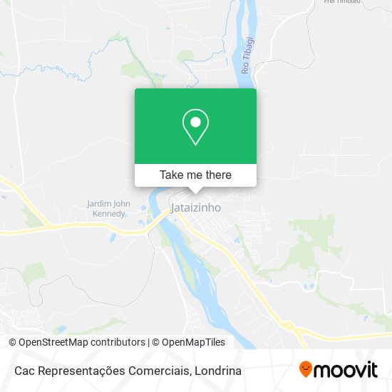Cac Representações Comerciais map