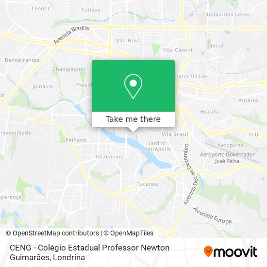 CENG - Colégio Estadual Professor Newton Guimarães map