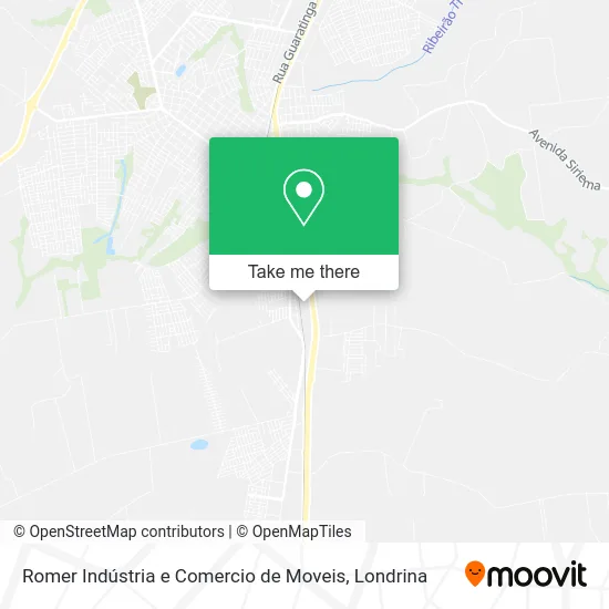 Romer Indústria e Comercio de Moveis map