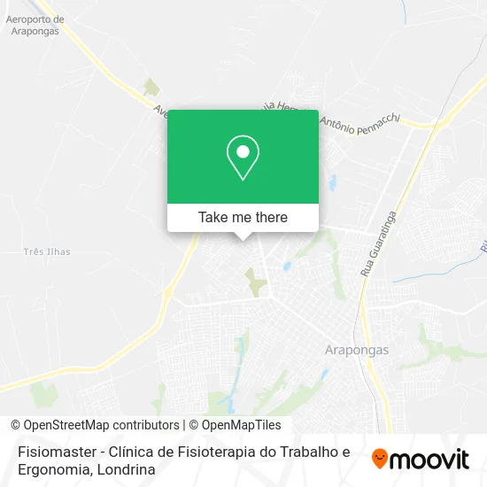 Fisiomaster - Clínica de Fisioterapia do Trabalho e Ergonomia map