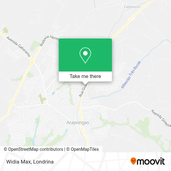 Widia Max map