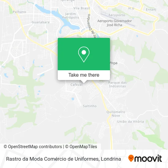 Rastro da Moda Comércio de Uniformes map