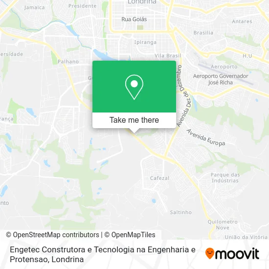 Engetec Construtora e Tecnologia na Engenharia e Protensao map