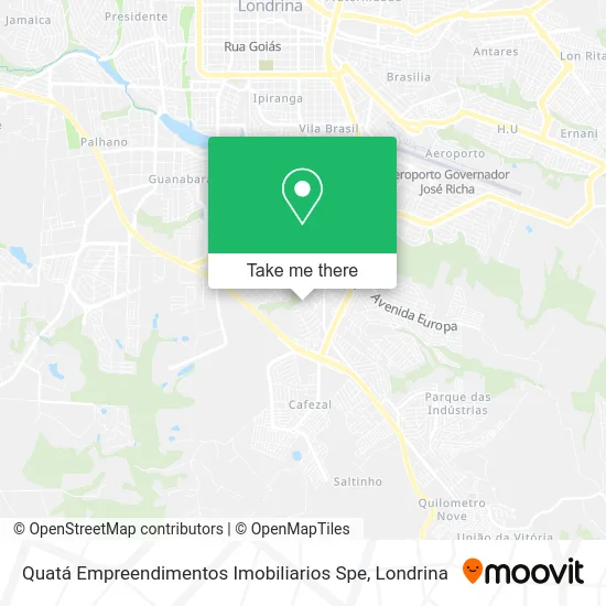 Quatá Empreendimentos Imobiliarios Spe map