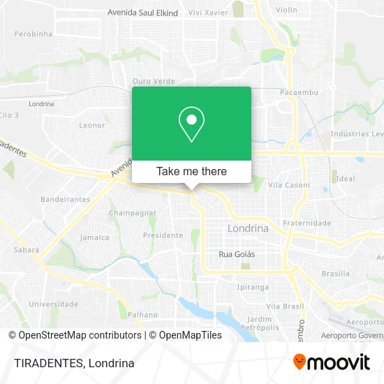 TIRADENTES map