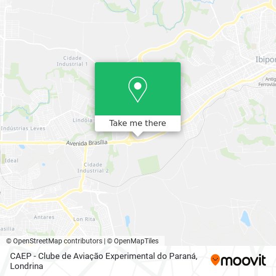 CAEP - Clube de Aviação Experimental do Paraná map