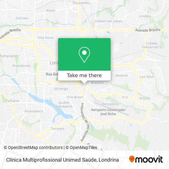Clínica Multiprofissional Unimed Saúde map