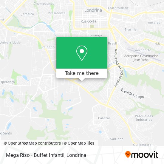Mega Riso - Buffet Infantil map