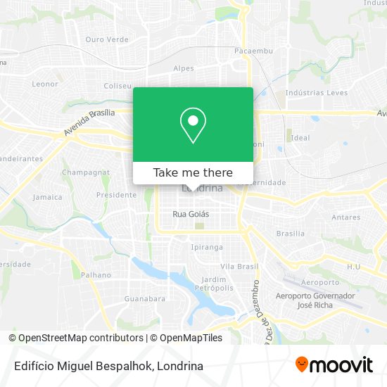 Edifício Miguel Bespalhok map