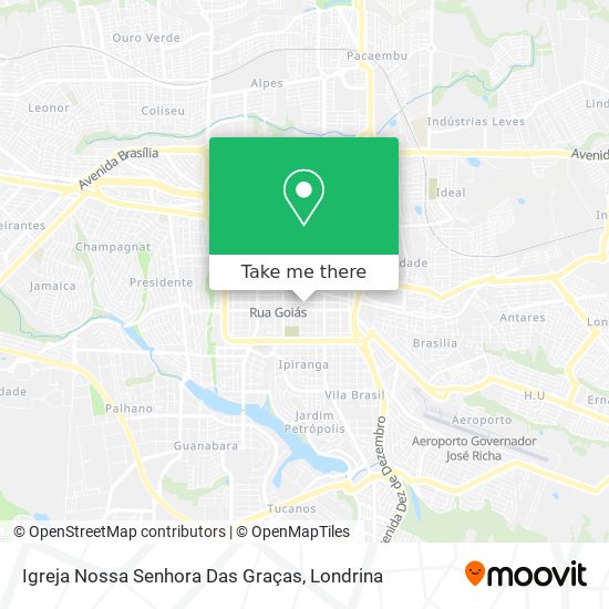 Mapa Igreja Nossa Senhora Das Graças