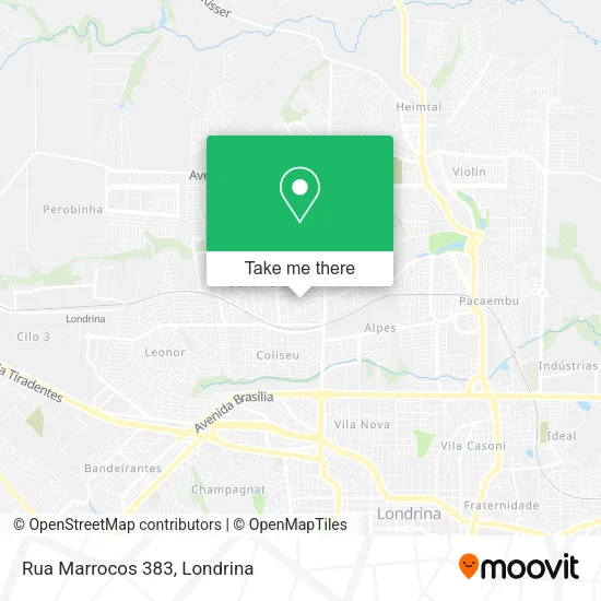 Rua Marrocos 383 map