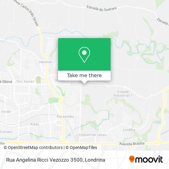 Mapa Rua Angelina Ricci Vezozzo 3500