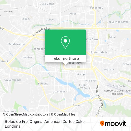 Bolos do Frei Original American Coffee Cake map