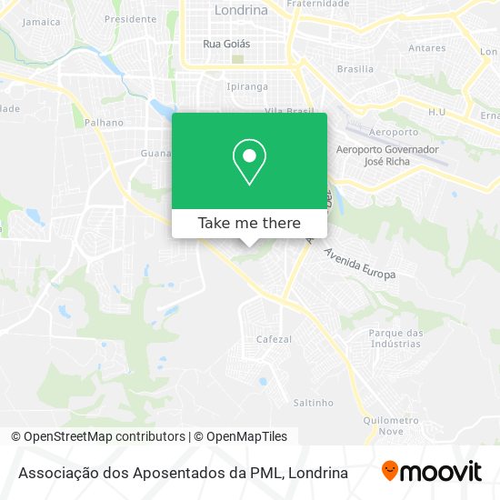 Associação dos Aposentados da PML map